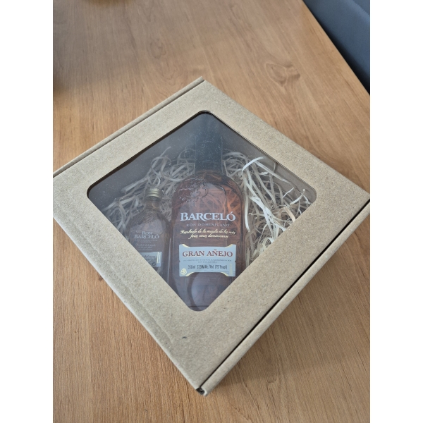 Ron Barceló Gran Anejo 5 roky 0,35l 37,5% + miniatůra ron Barcelo Grand anejo 0,05l dárkové balení